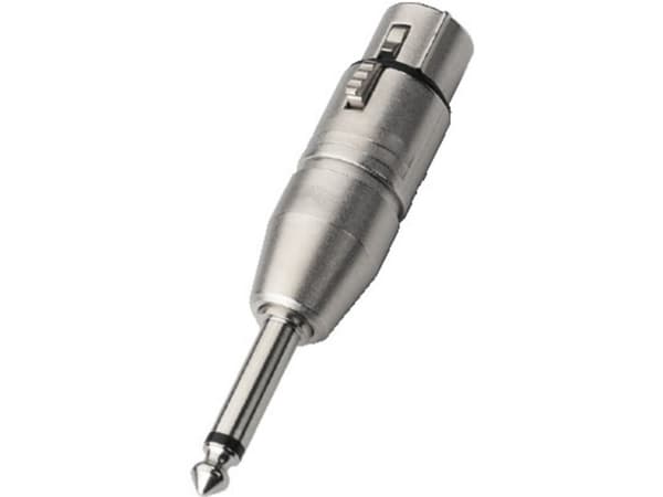 Neutrik NTR-NA2FP, XLR, 1/4", Sølv
