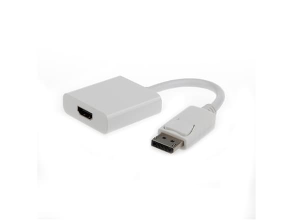 Cablexpert A-DPM-HDMIF-002-W - Video adapter - DisplayPort hann til HDMI hunn - skjermet - hvit