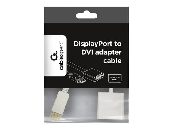 Cablexpert A-DPM-HDMIF-002-W - Video adapter - DisplayPort hann til HDMI hunn - skjermet - hvit