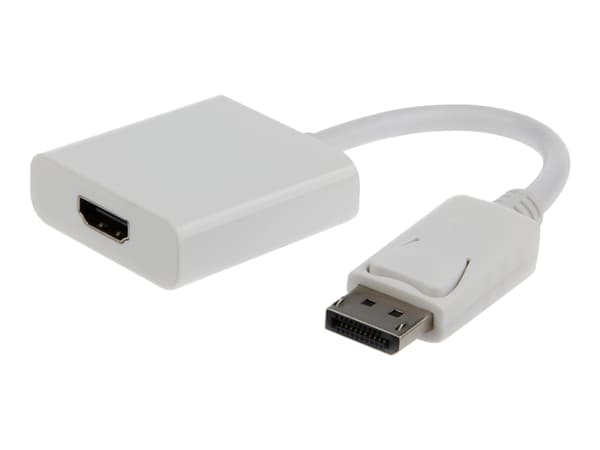 Cablexpert A-DPM-HDMIF-002-W - Video adapter - DisplayPort hann til HDMI hunn - skjermet - hvit