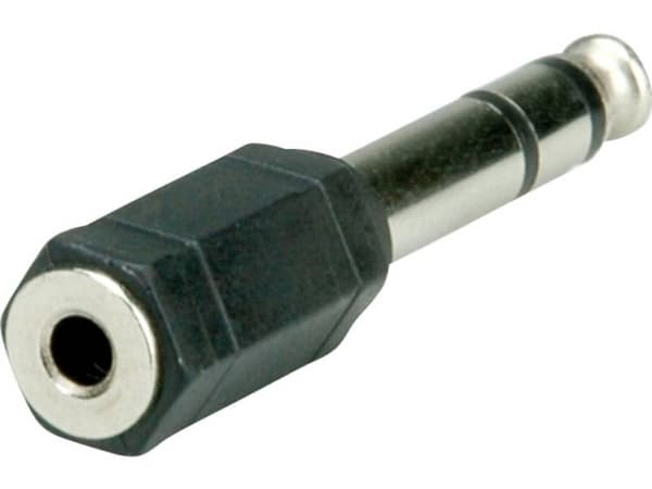 ROLINE 11.09.4444, 6.35mm, 3.5mm, Sort