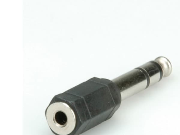 ROLINE 11.09.4444, 6.35mm, 3.5mm, Sort