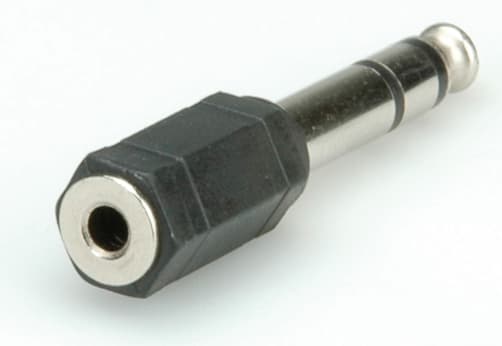 ROLINE 11.09.4444, 6.35mm, 3.5mm, Sort