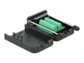 Miniatyrbild 3 av 5: Delock - VGA-adapter - 15 pin D-Sub (DB-15) (hane) till 16 pin terminal block - tumskruvar