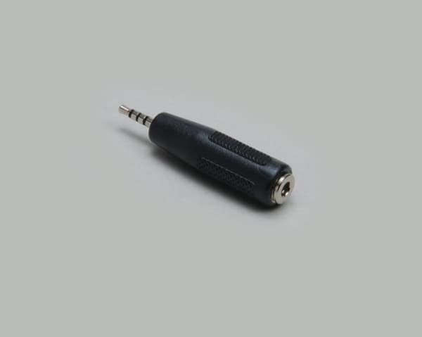 BKL Electronic 1102056, 2.5mm, 3.5mm, Svart