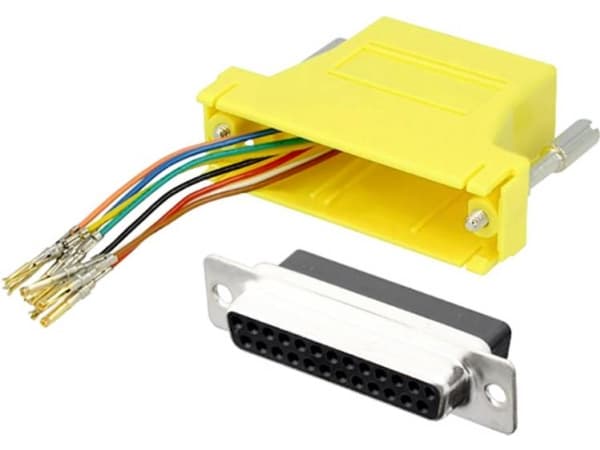 encitech DA9-SMJ8-K-Y-RC D-SUB-adapter D-SUB-bøsning 9-pol. - RJ45-tilslutninger 8p8c 1 stk