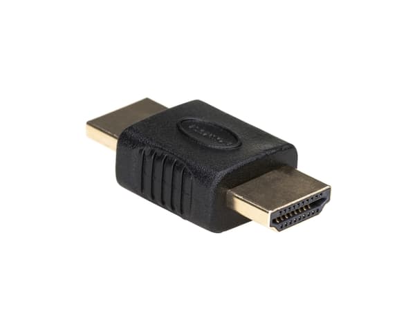Akyga - High Speed - HDMI-adapter med Ethernet - HDMI hann til HDMI hann - svart - 4K-støtte