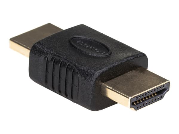 Akyga - High Speed - HDMI-adapter med Ethernet - HDMI hann til HDMI hann - svart - 4K-støtte