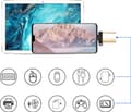 Miniatyrbild 3 av 5: USB-adapter Mozos ADAPTER OTG MALE ADAPTER USB-C - USB-A FEMALE