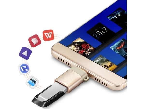 USB-adapter Mozos ADAPTER OTG MALE ADAPTER USB-C - USB-A FEMALE