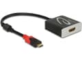 Miniatyrbild 5 av 5: Delock - Videokort - 24 pin USB-C hane till HDMI hona - 20 cm - svart - stöd för 4K, aktiv