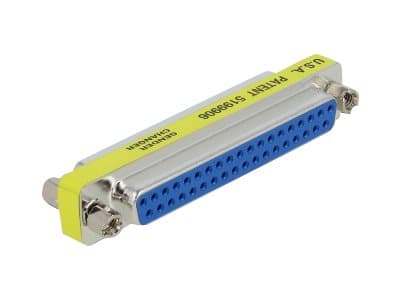 Delock - Seriell hann-hunnveksler - DB-37 (hunn) til DB-37 (hunn) - tommelskruer