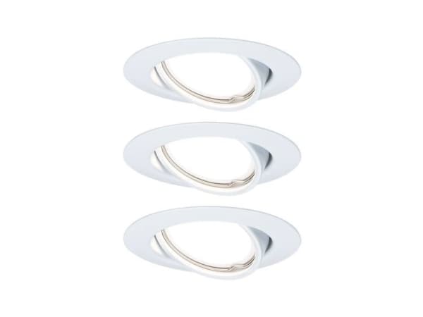 Paulmann 934.22, GU10, 3 ampuller, LED, 15 W, 350 lm, Hvit