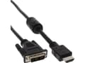 Pikkukuva 4 / 4: InLine 1.5m HDMI A - DVI 18+1, 1,5 m, HDMI, DVI, Uros, Uros, 5 Gbit/s