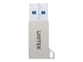 Miniatyrbild 5 av 5: Unitek - USB-adapter - USB Typ A (han) till 24 pin USB-C (hun) - USB 3.1 - silver