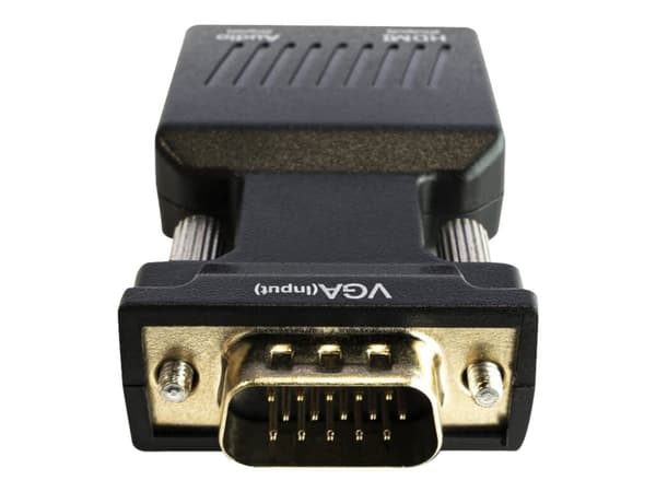 SAVIO CL-145 - Videokort - HD-15 (VGA), mini-phone stereo 3.5 mm, mini-USB typ B hona till HDMI hona - stöd för 1080p