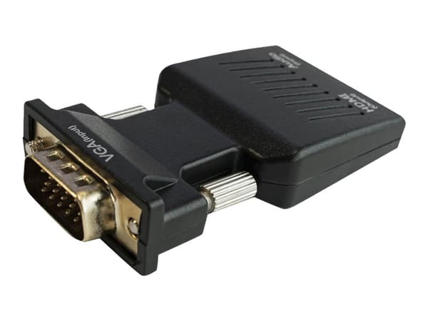 SAVIO CL-145 - Videokort - HD-15 (VGA), mini-phone stereo 3.5 mm, mini-USB typ B hona till HDMI hona - stöd för 1080p