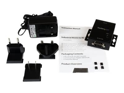 StarTech.com Industrial RS232 to RS422/485 Serial Port Converter w/ 15KV ESD Protection - RS232 to RS 422 RS485 Converter Adapter (IC232485S) - Serie