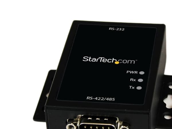 StarTech.com Industrial RS232 to RS422/485 Serial Port Converter w/ 15KV ESD Protection - RS232 to RS 422 RS485 Converter Adapter (IC232485S) - Serie