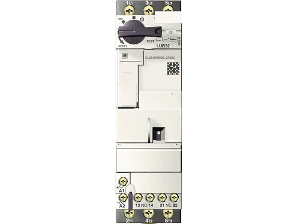 SCHNEIDER ELECTRIC TeSys motorstartmodul U, grundmodul 32A 3-polig + 1NO + 1NC - frånskiljare och kontaktor Skruvterminal