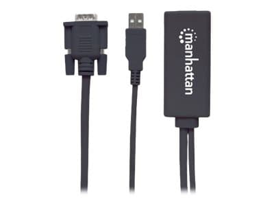 Manhattan 152426, 1 m, USB Type-A + VGA (D-Sub), HDMI, Hankjønn, Hunkjønn, Rett