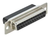 Delock Adapter Sub-D 25 pin female to RJ45 female Assembly Kit - Seriell adapter - RJ-45 (hunn) til DB-25 (hann) - grå