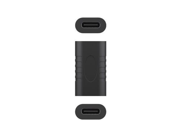 CoreParts - USB-adapter - 24 pin USB-C (hunn) til 24 pin USB-C (hunn) - 5 - 20 V - 2.25 A - svart