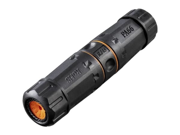 Renkforce RF-4531572, RJ45, RJ45, Sort, Oransje