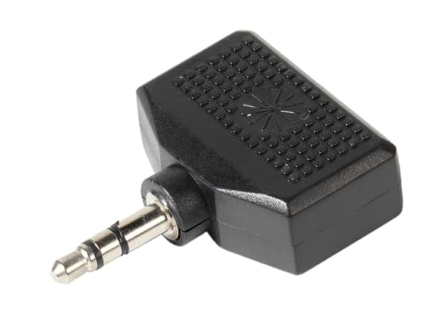 Vivanco B46/12 04, 3.5mm, 2x 3.5mm, Sort
