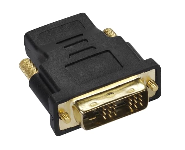 Vivanco 47/21 01, HDMI A, DVI-D, Sort