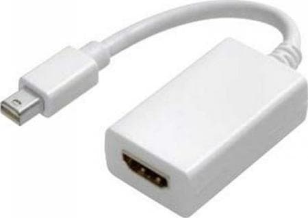 Vivanco 45495, 0,1 m, Mini DisplayPort, HDMI Typ A (standard), Hankoppling, Honkoppling, Svart
