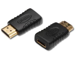 TDCZ kphdma-9, HDMI C (F), HDMI A (M), Svart