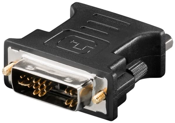 Goobay DVI/VGA, DVI, VGA, Sort