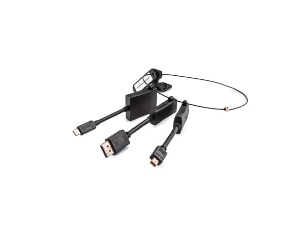 Kramer Electronics Adapter Ring 9, HDMI-tyyppi A (vakio), DisplayPort + Mini DisplayPort + USB Type-C, Naaras, Uros, Suora, Suora