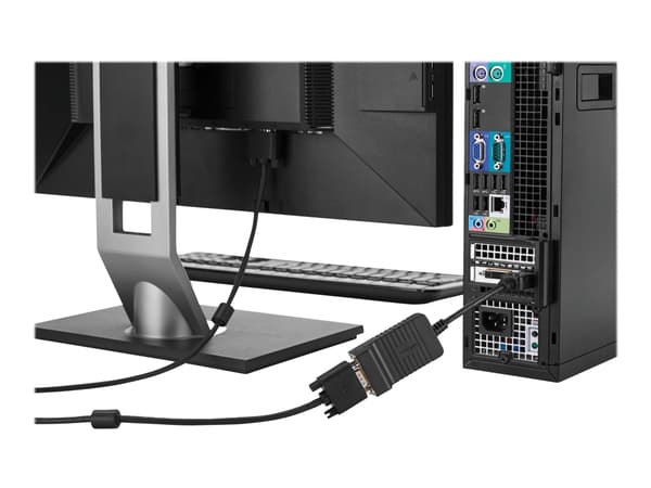 StarTech.com DP2VGA videokabelkobling 0,08 m DisplayPort VGA (D-Sub) Sort