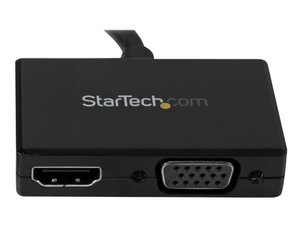 StarTech.com 2-i-1 Displayport-adapter - DisplayPort til HDMI eller VGA - DisplayPort-adapter - 1920x1200 - Reiseadapter (DP2HDVGA) - Videotransforma