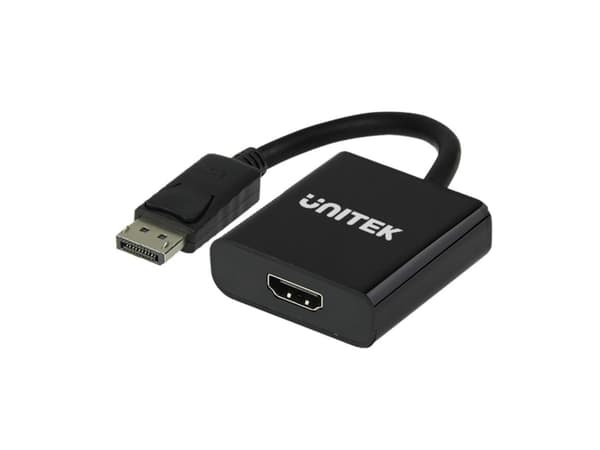 Unitek - Video adapter - DisplayPort hann til HDMI hunn