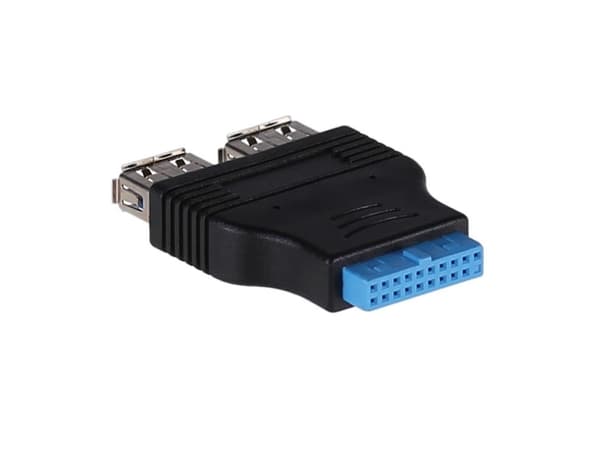 Akyga - USB-adapter - 19-pins USB 3.0-plugg (hunn) til USB-type A (hunn)