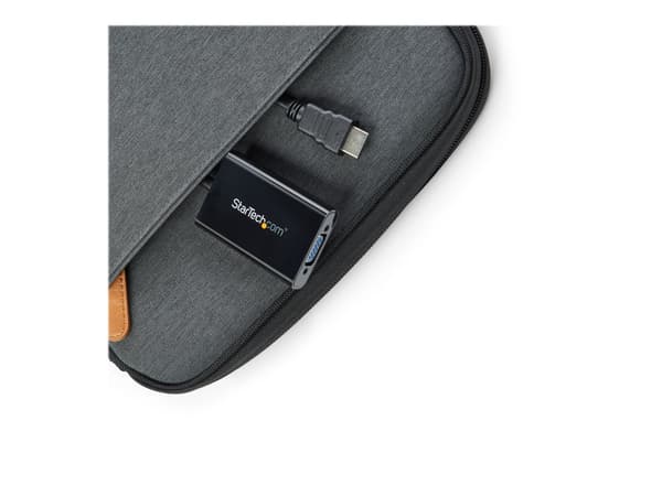 StarTech.com HDMI till VGA-videoadapter med audio för stationär/bärbar dator/Ultrabook - 1920x1080 - Videokort - HDMI hane till HD-15 (VGA), minijack