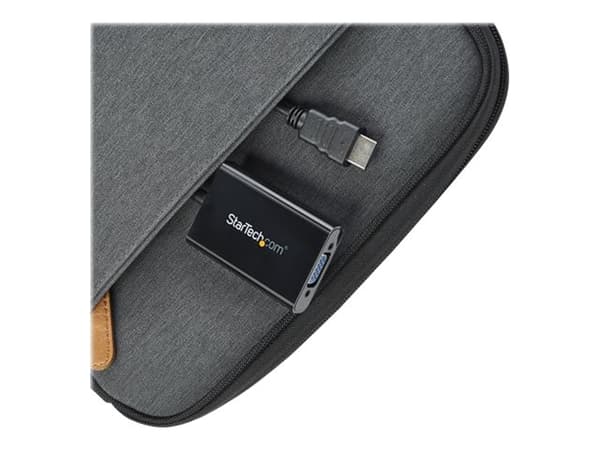 StarTech.com HDMI till VGA-videoadapter med audio för stationär/bärbar dator/Ultrabook - 1920x1080 - Videokort - HDMI hane till HD-15 (VGA), minijack