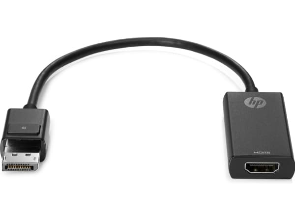 HP DisplayPort to HDMI Adapter - Video adapter - DisplayPort hann til HDMI hunn