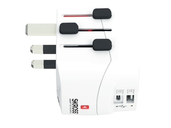 Skross 1.302462, Universal, Universal, tyyppi B, tyyppi G (UK), tyyppi I (AU), tyyppi C, tyyppi F, 100-250 V, 50/60 Hz