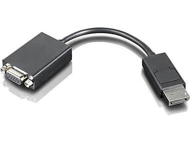 Lenovo - Videokonverter - DisplayPort - VGA - ASM - for ThinkCentre M75t Gen 2; M80s Gen 3; M90a Gen 3; M90q Gen 2; M90t Gen 3; ThinkCentre neo 70