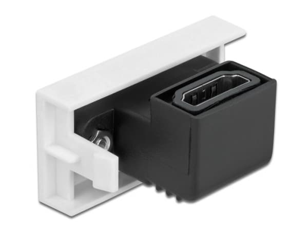 Delock - Easy 45 - trykklåsmodul - HDMI - hvit, RAL 9003