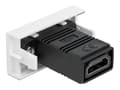 Miniatyrbild 4 av 5: Delock - Easy 45 - klick i-modul - HDMI - vit, RAL 9003