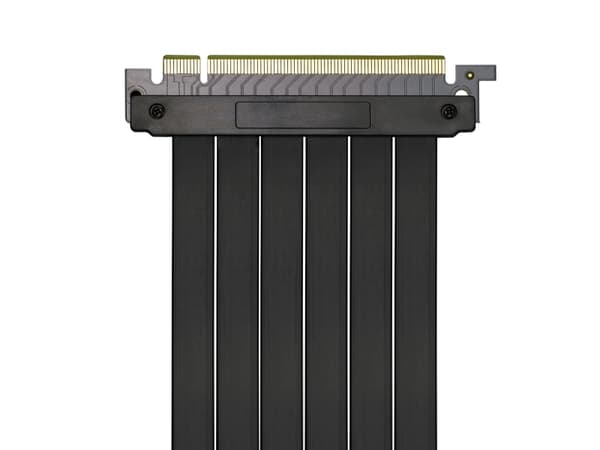Cooler Master Riser Cable Ver. 2 - PCI Express x16-kabel - PCI Express (hun) vinklet til PCI Express (hann) - 30 cm - stigerør - svart