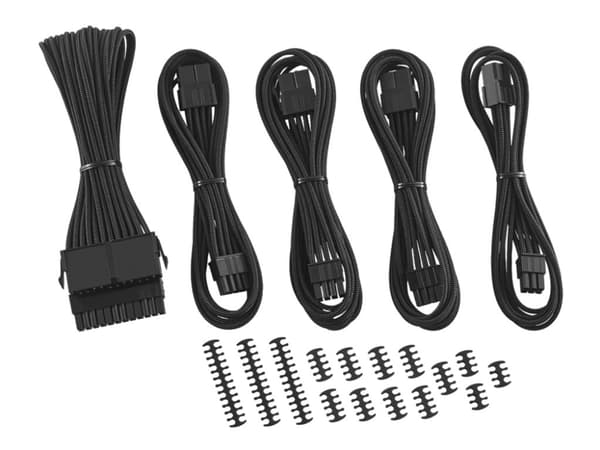 CableMod Classic ModMesh 8+6 Series Cable Extension Kit - Strømkabelsett - svart