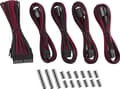 Miniatyrbild 5 av 5: CableMod Classic ModMesh 8+8 Series Cable Extension Kit - Strömkabelsats - svart, röd