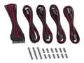 Miniatyrbild 1 av 5: CableMod Classic ModMesh 8+8 Series Cable Extension Kit - Strömkabelsats - svart, röd