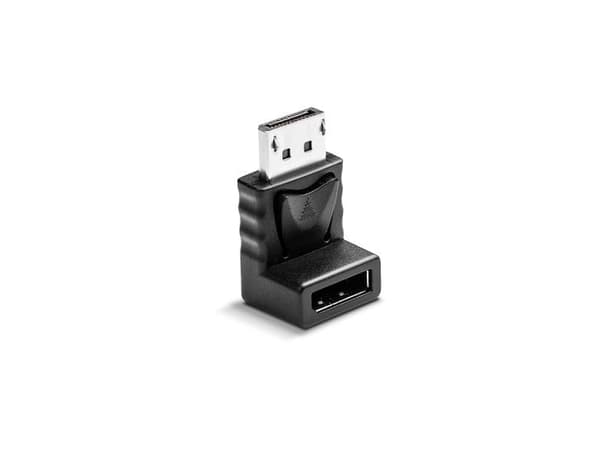 Lindy 41365 kabelomvandlare (hane/hona) DisplayPort Svart